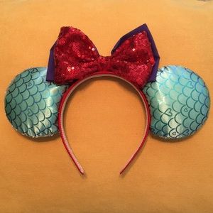 Handmade Disney ears - the Little Mermaid